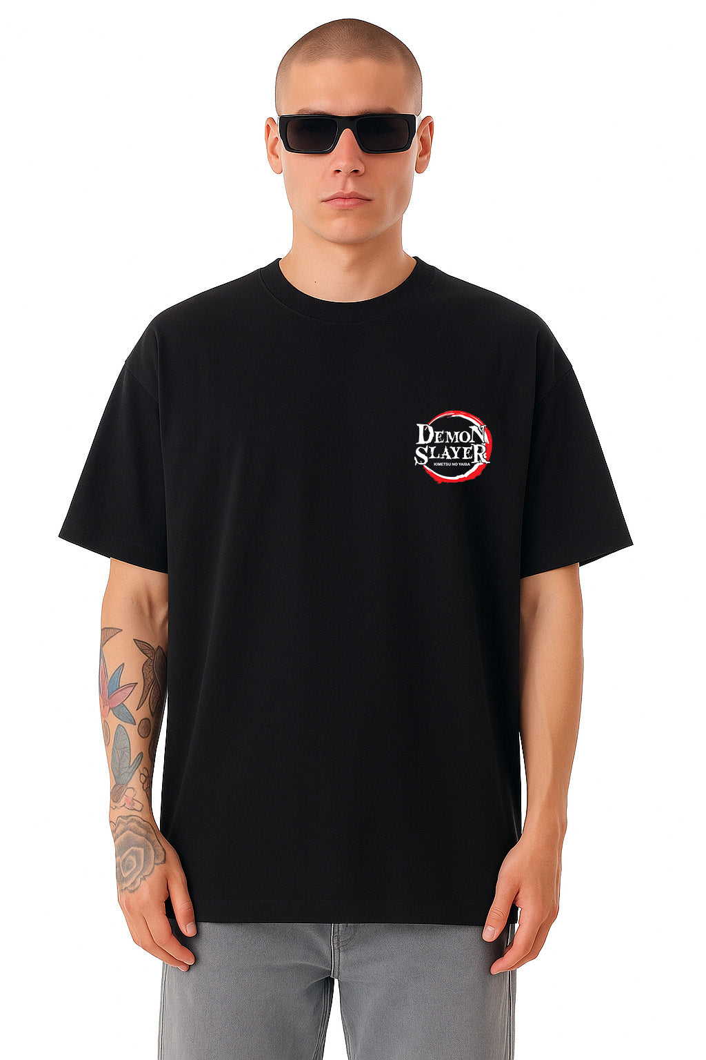 Demon Slayer Oversized Graphic Tee